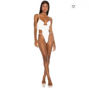 Michael Costello Granger White One Piece NWT